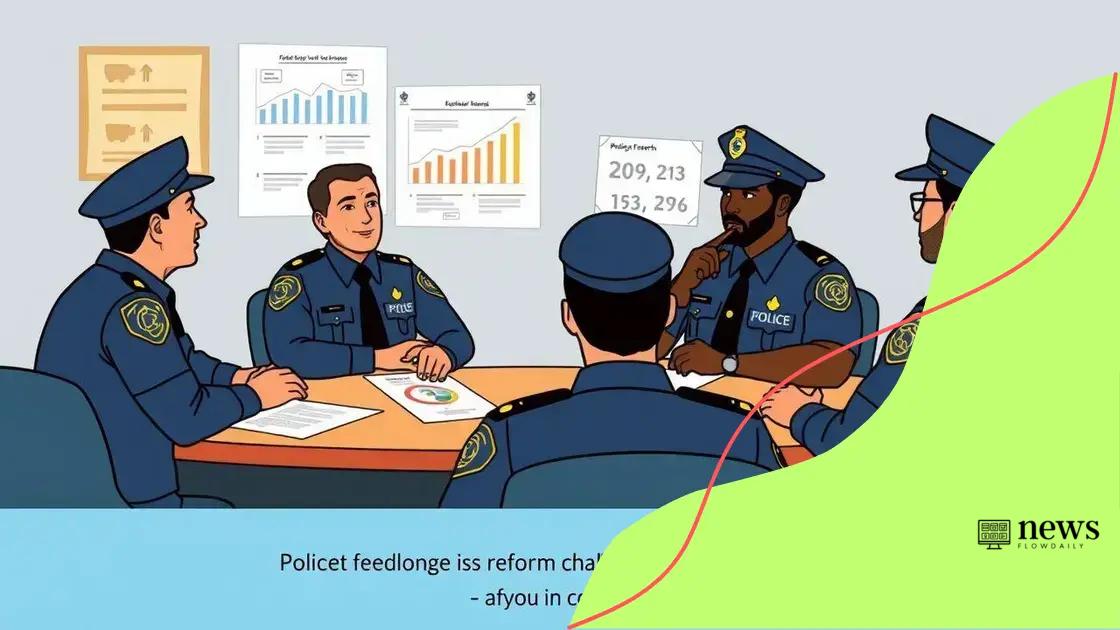 Key challenges in implementing police reform
