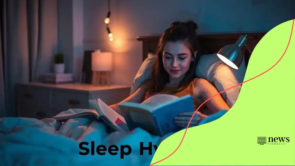 Sleep hygiene tips for students